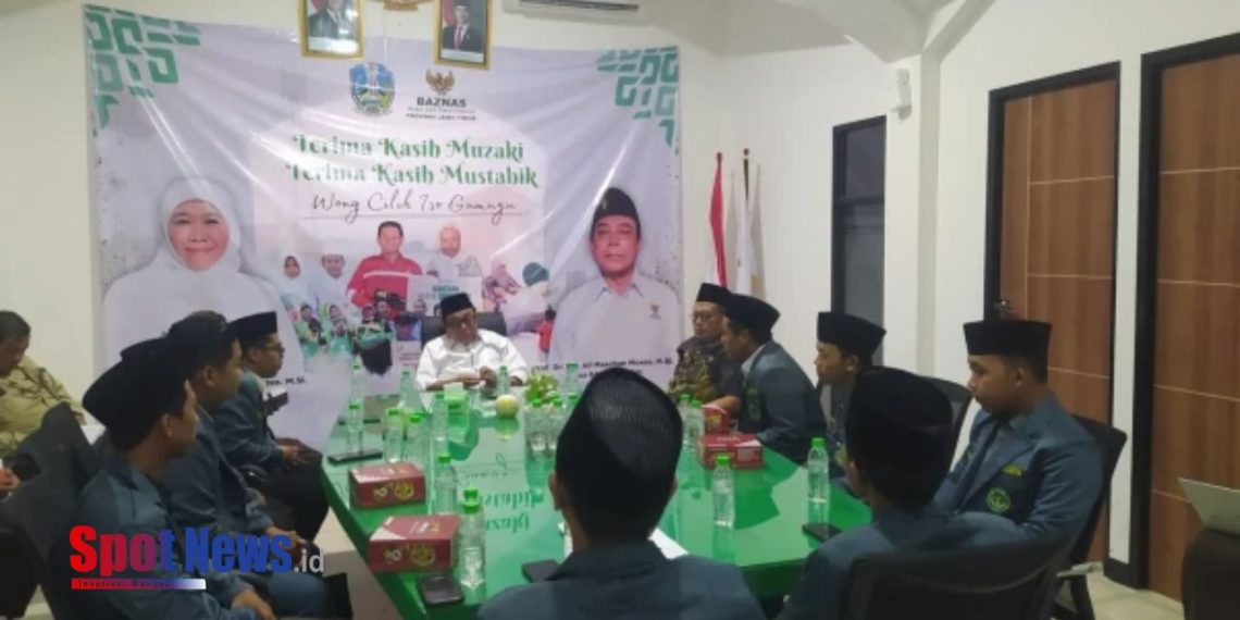 PW IPNU Jawa Timur Audiensi dengan Baznas Jatim, Bahas Kolaborasi Strategis Sambut Indonesia Emas 2045