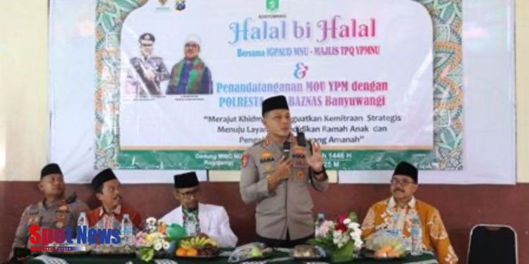 Polresta Banyuwangi Jalin MoU dengan YPMNU dan Baznas untuk Perkuat Kolaborasi Pendidikan, Keamanan, dan Sosial
