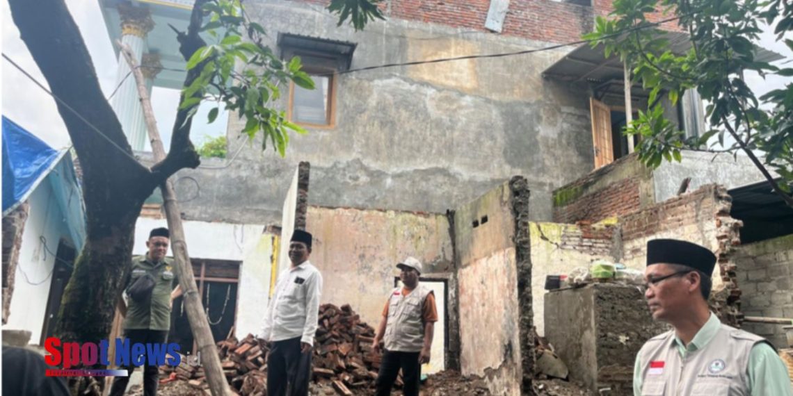 Harapan Baru Pasca Kebakaran, BAZNAS Kabupaten Kediri Bangun Rumah Tinggal Layak Huni untuk Warga Terdampak di Desa Tiron