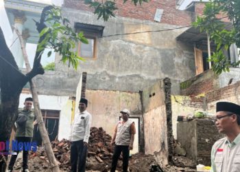 Harapan Baru Pasca Kebakaran, BAZNAS Kabupaten Kediri Bangun Rumah Tinggal Layak Huni untuk Warga Terdampak di Desa Tiron