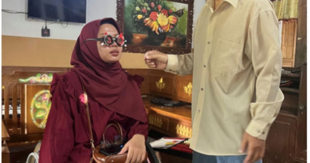 BAZNAS Kabupaten Kediri Gelar Program Bantuan Kacamata Gratis untuk Penyandang Disabilitas