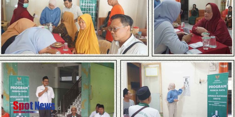BAZNAS Mojokerto dan UPZ Baitul Mansur Gelar Pemeriksaan Mata dan Operasi Katarak Gratis untuk Lansia dan Dhuafa