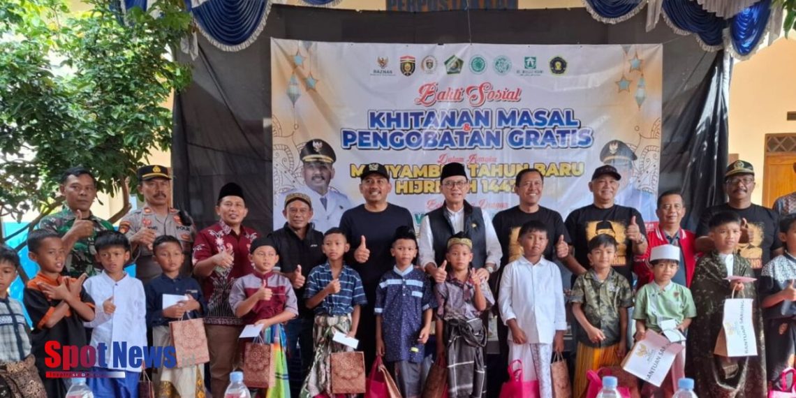 BAZNAS Ngawi dan BKPRMI Gelar Khitanan Massal, Bupati Ony Apresiasi Kepedulian Sosial