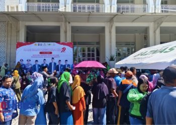 GAS POL Meriahkan HUT Bhayangkara ke-79, Kolaborasi BAZNAS dan Polresta Sidoarjo Hadirkan Warung Berkah Sedekah