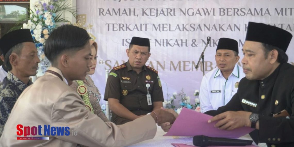 BAZNAS dan Kejari Ngawi Gelar Nikah Gratis dan Isbat Nikah Massal dalam Rangka HUT IAD ke-25