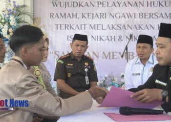 BAZNAS dan Kejari Ngawi Gelar Nikah Gratis dan Isbat Nikah Massal dalam Rangka HUT IAD ke-25