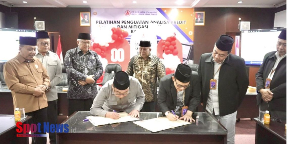 BAZNAS Jatim dan Bank UMKM Jawa Timur Jalin Kerja Sama Strategis Perkuat Pelaku UMKM