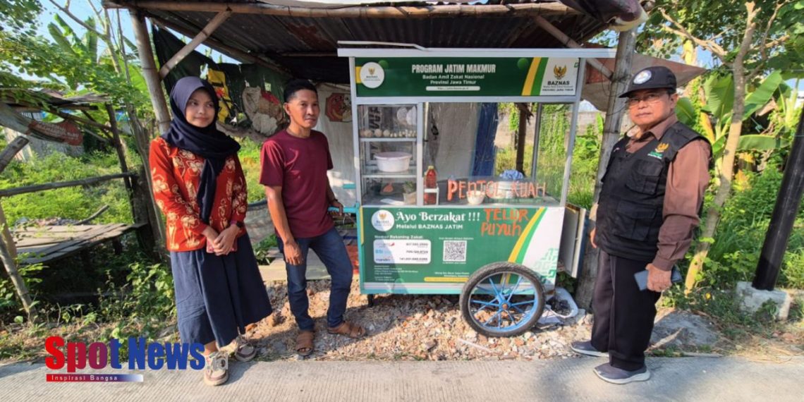BAZNAS Jatim Bantu Rombong, Penjual Bakso di Bojonegoro Raup Omzet Rp500 Ribu per Hari