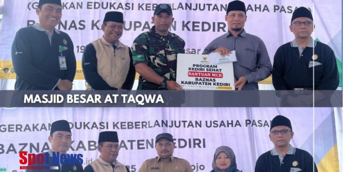 BAZNAS Kabupaten Kediri Hadirkan Grebek Pasar di Mojo: Zakat untuk Ekonomi, Kesehatan, dan Lingkungan Sehat
