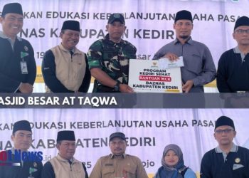 BAZNAS Kabupaten Kediri Hadirkan Grebek Pasar di Mojo: Zakat untuk Ekonomi, Kesehatan, dan Lingkungan Sehat