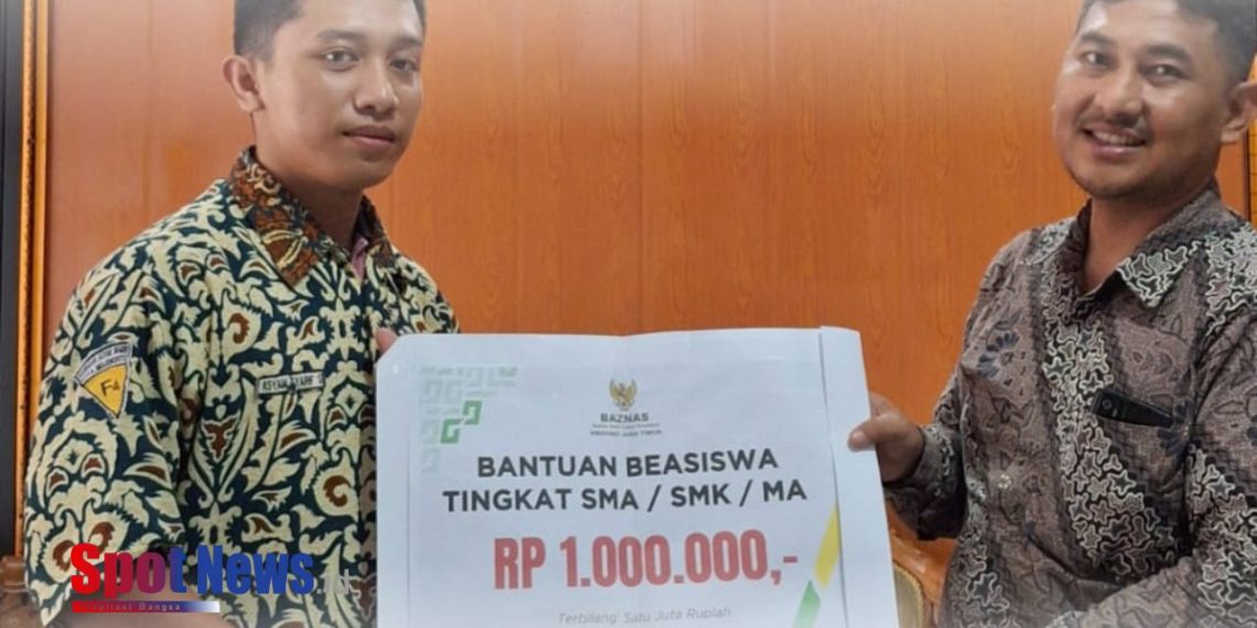 BAZNAS Kota Mojokerto Dukung Pendidikan Lewat Beasiswa Berkelanjutan
