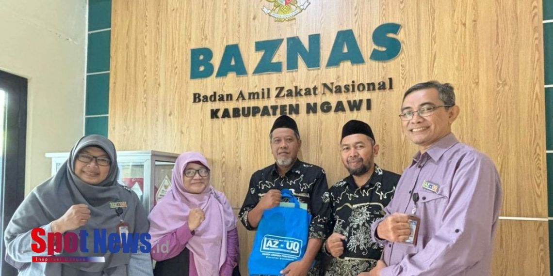 Perkuat Sinergi Pengelolaan Zakat, LAZ Ummul Quro’ Ngawi Kunjungi BAZNAS Kabupaten Ngawi