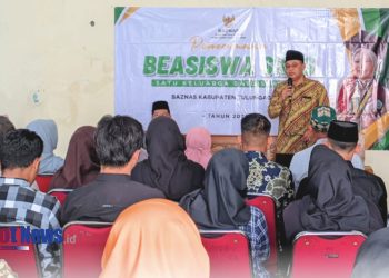 BAZNAS Tulungagung Gelar Pembekalan Beasiswa SKSS 2025, Libatkan Orang Tua Mahasiswa untuk Perkuat Peran Keluarga