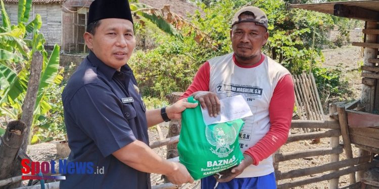 BAZNAS Ngawi Monitoring Program Ekonomi Berbasis Ternak Kambing di Desa Kerek