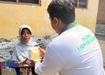 BAZNAS Kabupaten Mojokerto Salurkan Daging Dam dari BAZNAS RI untuk Warga Sumolawang