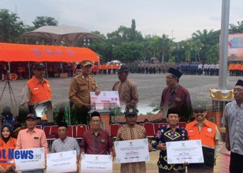 BAZNAS Kabupaten Lamongan Tegaskan Sinergi Penanggulangan Bencana pada Apel Kesiapsiagaan Hidrometeorologi 2025