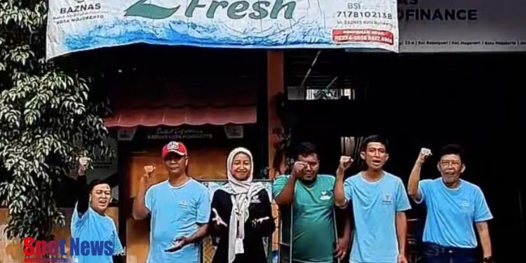 BAZNAS Kota Mojokerto Luncurkan Program Z-FRESH: Dorong Kemandirian Ekonomi Umat Melalui Produksi AMDK