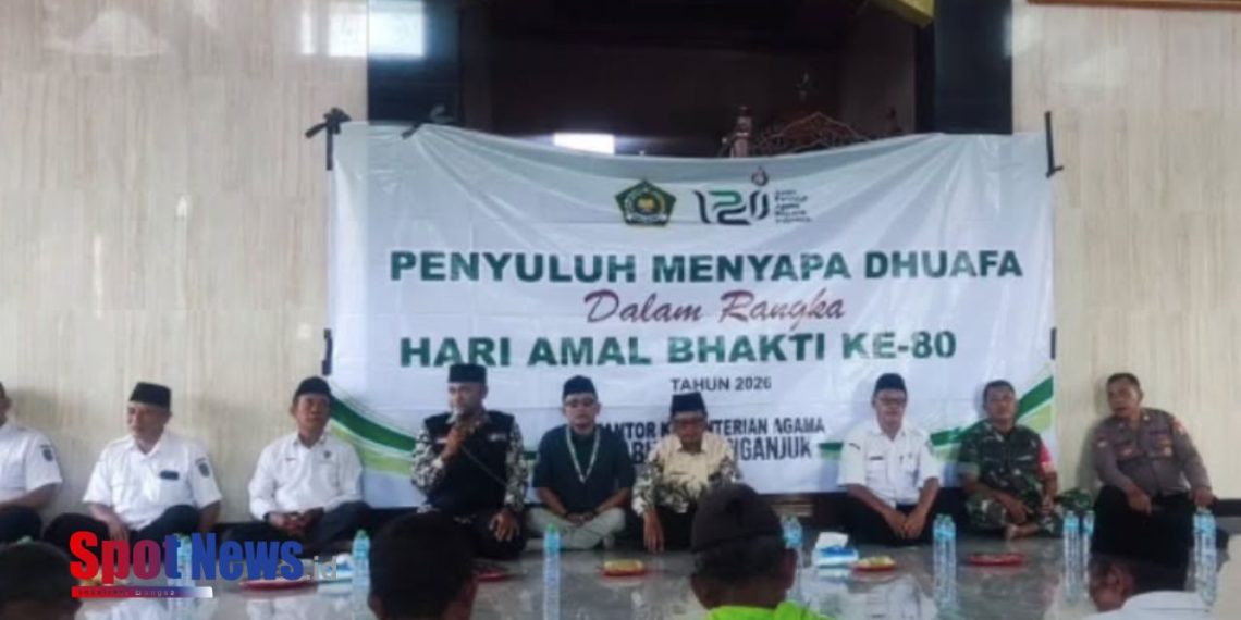 BAZNAS dan IPARI Kabupaten Nganjuk Gelar Aksi Sosial “Menyapa Dhuafa” di Desa Paron