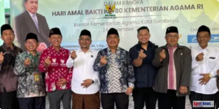 Sinergi Zakat dan Wakaf, BAZNAS Surabaya Sukseskan Khitanan Massal HAB ke-80