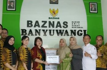 HOTEL KOKOON PERCAYAKAN PENYALURAN DONASI MELALUI BAZNAS BANYUWANGI