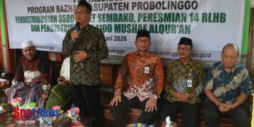Baznas Kabupaten Probolinggo Salurkan 3.500 Paket Sembako, Resmikan 14 RLHB dan Distribusikan 1.100 Mushaf Al-Qur’an
