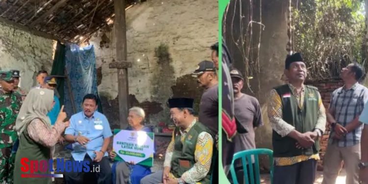 BAZNAS dan Pemkab Nganjuk Salurkan Bantuan RTLH untuk Warga Kurang Mampu