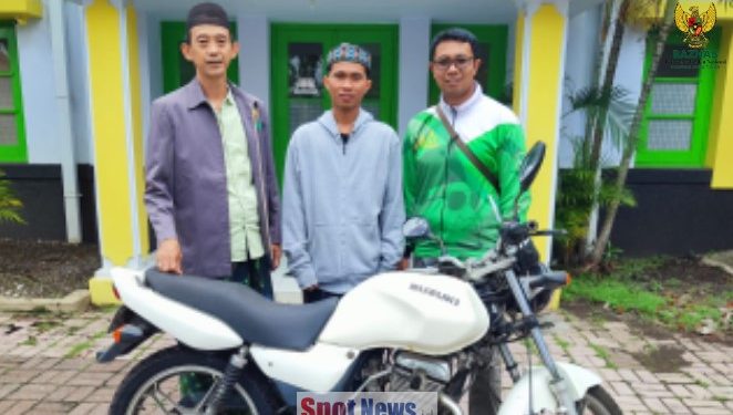 Baznas Kabupaten Pasuruan Fasilitasi Sepeda Motor untuk Da’i (Guru Tugas) di Daerah Pelosok
