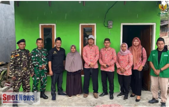 Baznas Mojokerto Serahkan Bantuan RUTILAHU di Desa Mlirip, WUJUDKAN HUNIAN LAYAK