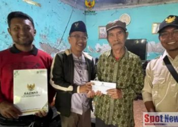 Goresan Terakhir Sang Pelukis, BAZNAS Sidoarjo Hadir Membawa Harapan