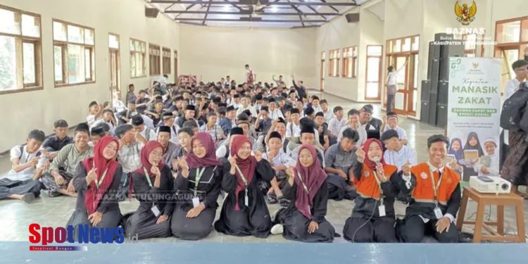 BAZNAS Tulungagung Gelar Pondok Ramadhan Manasik Zakat di Sekolah SLTP/MTs