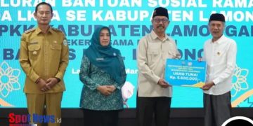 BAZNAS Lamongan Salurkan Bantuan Ramadan untuk 46 LKSA, Jangkau 2.517 Anak Asuh