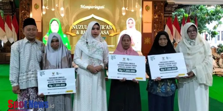BAZNAS Mojokerto Apresiasi 36 Perempuan Pengabdi Umat dalam Program Berkah Ramadhan