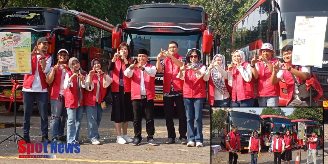 Bamboe Indonesia Berangkatkan Ratusan Pemudik Gratis Menuju 15 Kota Tujuan