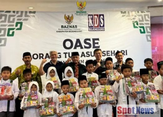 OASE BAZNAS Bojonegoro Hadirkan Kebahagiaan, 50 Anak Yatim Belanja dan Buka Puasa Bersama di KDS Mall