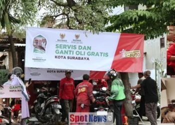 BAZNAS Jatim Gelar Servis dan Ganti Oli Gratis untuk 100 Motor