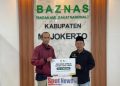 Peduli Sarana Ibadah, BAZNAS Mojokerto Bantu Renovasi Masjid di Mojokusumo