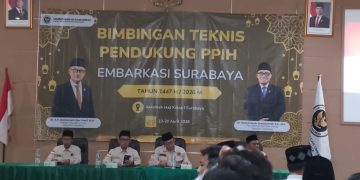 BIMTEK Petugas Pendukung Ibadah Haji 2026 Digelar Selama Dua Hari, Perkuat Kesiapan Layanan Jamaah Embarkasi Surabaya