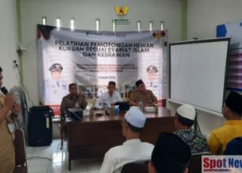 Baznas Kabupaten Pasuruan dan DKP3 Gelar Pelatihan Penyembelihan Hewan Kurban Sesuai Syariat