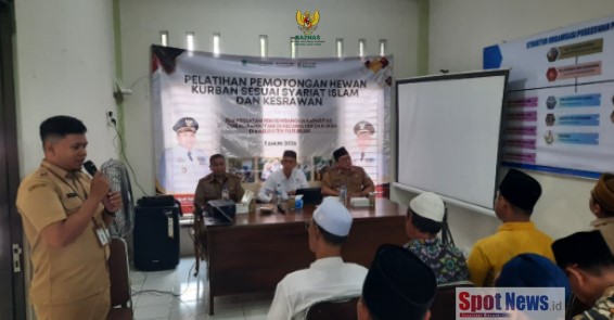 Baznas Kabupaten Pasuruan dan DKP3 Gelar Pelatihan Penyembelihan Hewan Kurban Sesuai Syariat