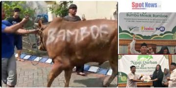 PT BAMBOE Indonesia Salurkan Hewan Kurban Sapi di Pondok Pesantren Mukmin Mandiri Sidoarjo