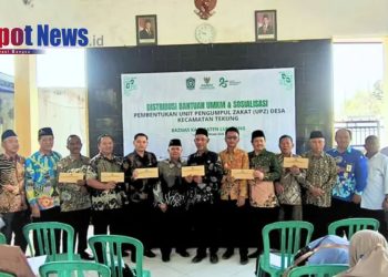 BAZNAS Lumajang Salurkan Modal Usaha untuk 24 Pelaku UMKM di Kecamatan Tekung