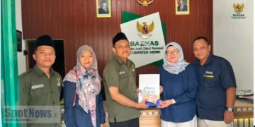 BAZNAS Kabupaten Kediri Terima Penyaluran Zakat Pegawai dari Perum Bulog Kantor Cabang Kediri