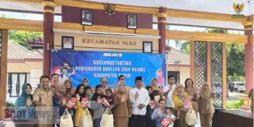 BAZNAS Kabupaten Kediri Salurkan Bantuan Susu bagi 65 Baduta, Perkuat Sinergi Percepatan Penanganan Stunting