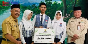 BAZNAS Bojonegoro Salurkan Dana ZIS Rp254,7 Juta Melalui UPZ SD dan SMP se-Kabupaten