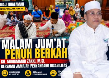 Istiqamah Setiap Malam Jumat, KH Muhammad Zakki Gelar Khataman Al-Qur’an Bersama Jamaah Disabilitas