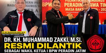 Dr. KH. Muhammad Zakki Resmi Dilantik sebagai Wakil Ketua I BPW PERADIN Jatim, Siap Perkuat Profesionalisme dan Pengabdian Advokat