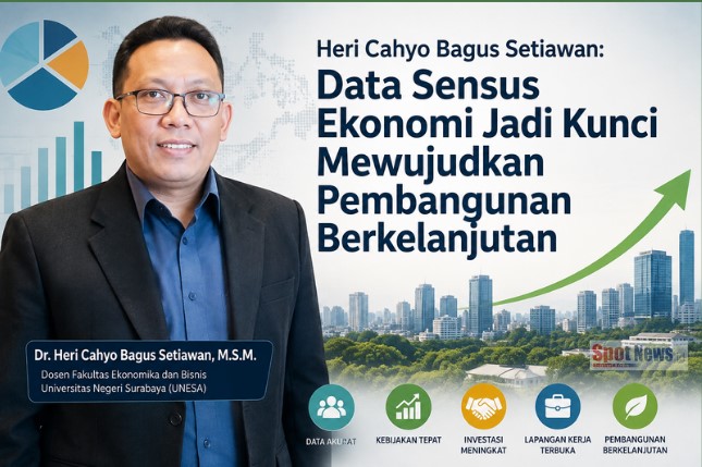 Heri Cahyo Bagus Setiawan: Data Sensus Ekonomi Jadi Kunci Mewujudkan Pembangunan Berkelanjutan