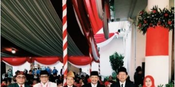 Ketua BAZNAS Jawa Timur Hadiri Upacara HUT ke-81 Kemerdekaan RI di Gedung Grahadi
