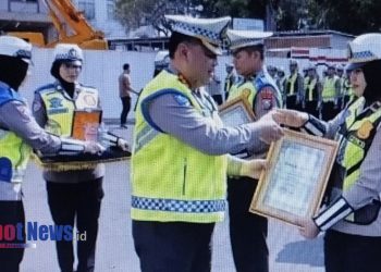 Satlantas Polresta Banyuwangi Raih Penghargaan Berkat Pemanfaatan Media Sosial