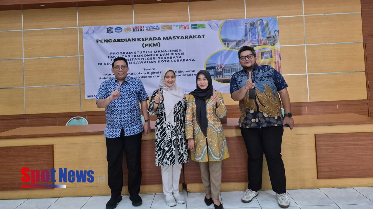 Prodi S1 Manajemen UNESA Perkuat Kompetensi Digital Marketing Karang Taruna Sawahan